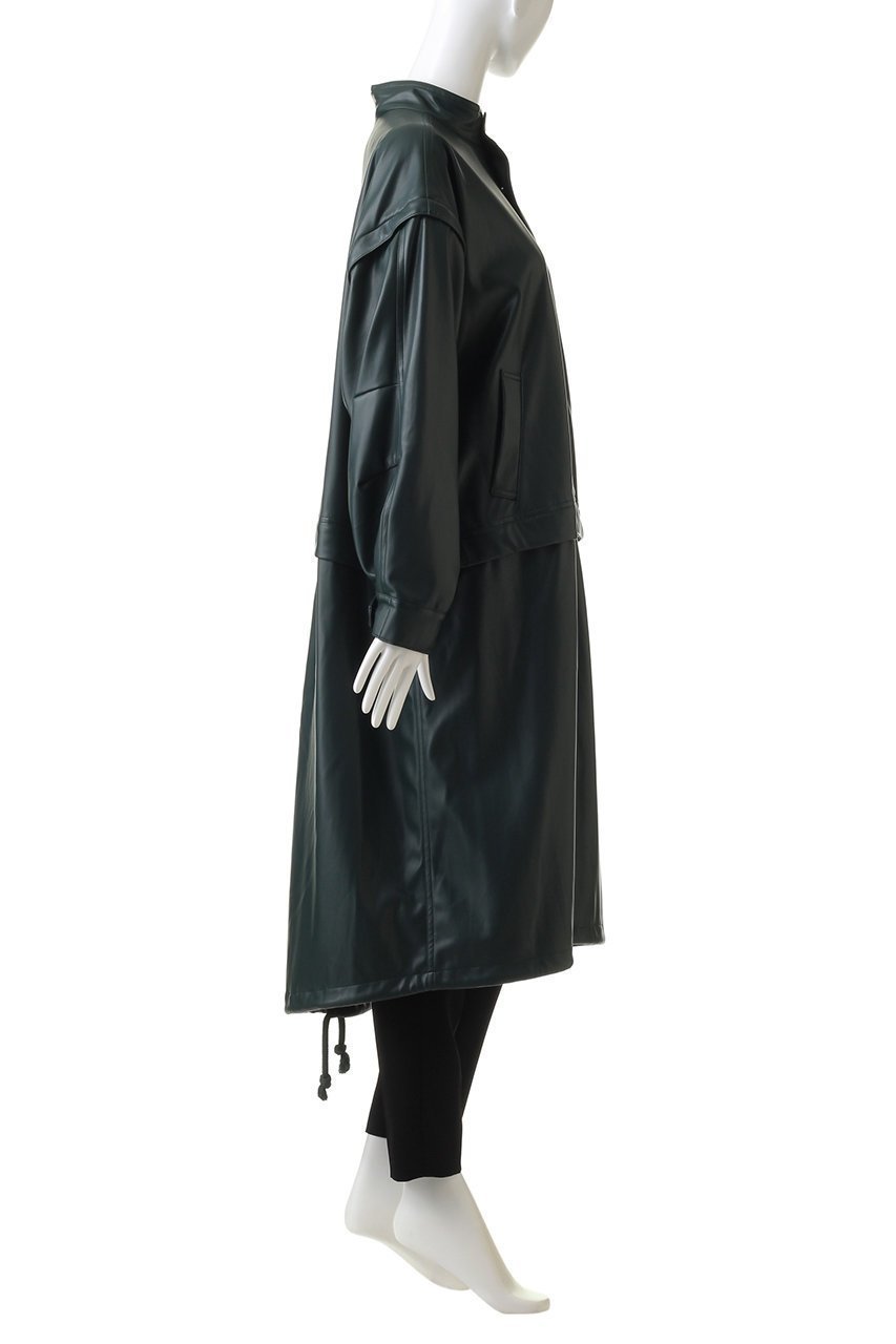 【メゾンスペシャル/MAISON SPECIAL】のフェイクレザーモッズコート 人気、トレンドファッション・服の通販 founy(ファニー) 　ファッション　Fashion　レディースファッション　Fashion for Women　アウター　Coat / Outerwear Collection　コート・ロングコート・ピーコート　Long Coats, Peacoats & More　モッズコート・ミリタリー風アウター　Mods & Field Coats　ジップ　Zip, Zipper　フェイクレザー　Faux Leather, PU Leather　モッズコート　Mods Coat, Military Parka　ロング　Long, Long-Length　再入荷　Restock / Back in Stock　other-3|ID: prp329100004608113 ipo3291000000034321606