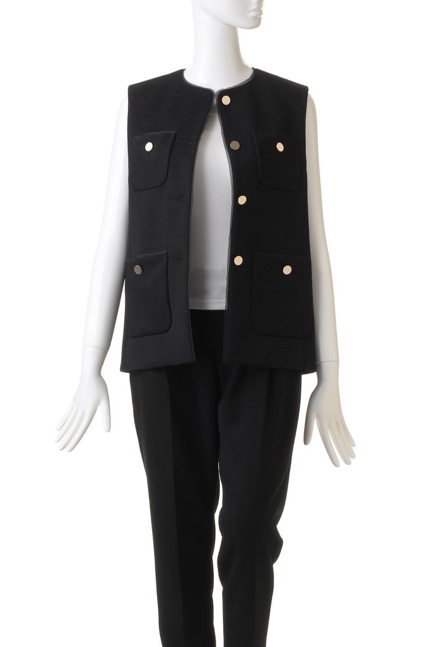 【アナイ/ANAYI】のインレーツィード4ポケットジレ 人気、トレンドファッション・服の通販 founy(ファニー) 　ファッション　Fashion　レディースファッション　Fashion for Women　アウター　Coat / Outerwear Collection　レディースジャケット・軽アウター　Jackets　インナー　Innerwear　ジャケット　Jacket, Outerwear　ツイード／ツィード　Choker, Choker Necklace　ベスト　Vest, Waistcoat　ポケット　Pocket, Pocket Detail　ロング　Long, Long-Length　other-7|ID: prp329100004608114 ipo3291000000032922511