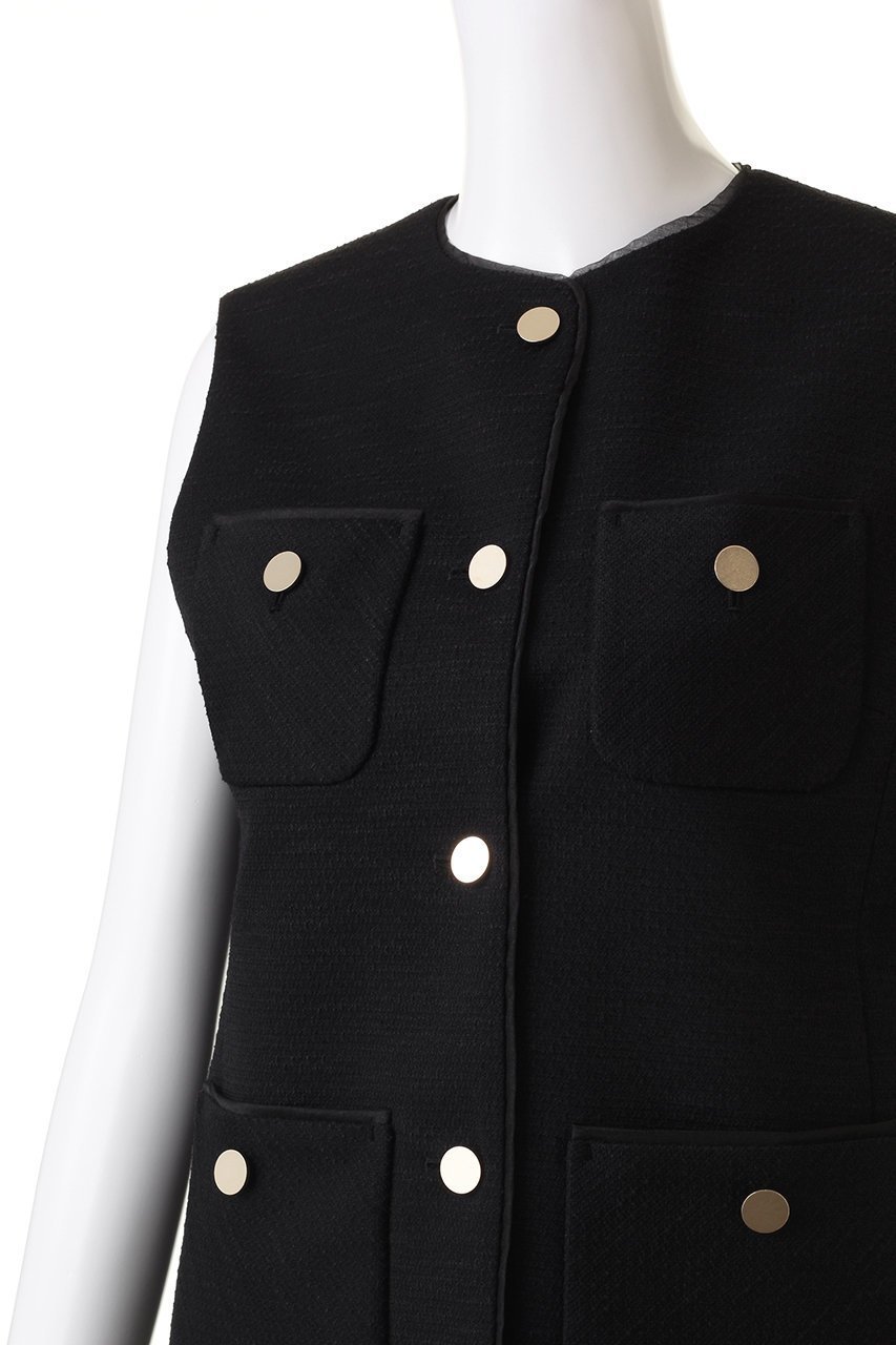 【アナイ/ANAYI】のインレーツィード4ポケットジレ 人気、トレンドファッション・服の通販 founy(ファニー) ファッション Fashion レディースファッション Fashion for Women アウター Coat / Outerwear Collection レディースジャケット・軽アウター Jackets インナー Innerwear ジャケット Jacket, Outerwear ツイード/ツィード Choker, Choker Necklace ベスト Vest, Waistcoat ポケット Pocket, Pocket Detail ロング Long, Long-Length other-5|ID: prp329100004608114 ipo3291000000036139421