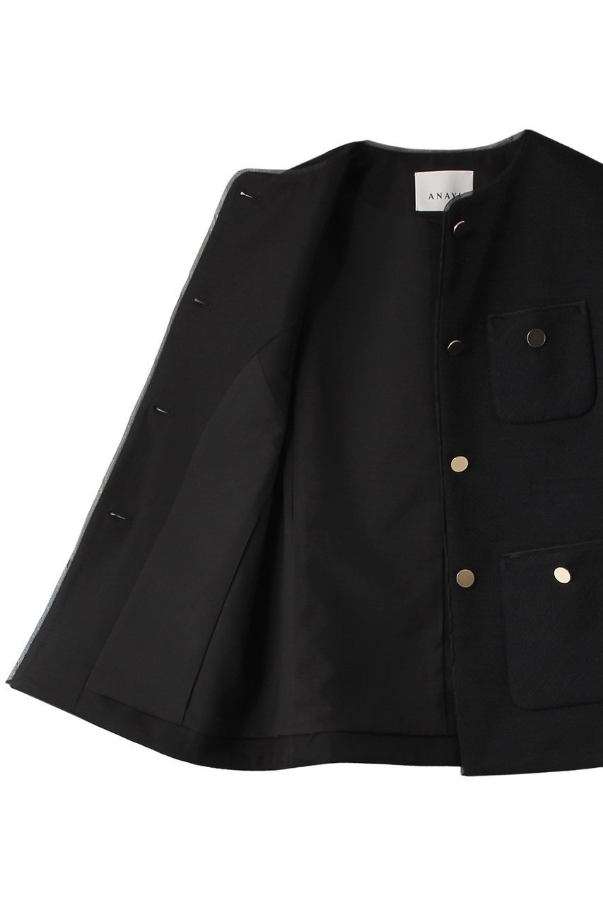 【アナイ/ANAYI】のインレーツィード4ポケットジレ 人気、トレンドファッション・服の通販 founy(ファニー) ファッション Fashion レディースファッション Fashion for Women アウター Coat / Outerwear Collection レディースジャケット・軽アウター Jackets インナー Innerwear ジャケット Jacket, Outerwear ツイード/ツィード Choker, Choker Necklace ベスト Vest, Waistcoat ポケット Pocket, Pocket Detail ロング Long, Long-Length other-6|ID: prp329100004608114 ipo3291000000036139422