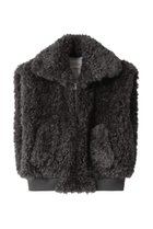 【プレインピープル/PLAIN PEOPLE】の【ESLOW】SHEEP FUR SLEEVELESS JACKET グレー|ID: prp329100004608118 ipo3291000000032922529