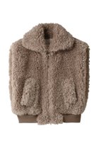 【プレインピープル/PLAIN PEOPLE】の【ESLOW】SHEEP FUR SLEEVELESS JACKET ベージュ|ID: prp329100004608118 ipo3291000000032922536