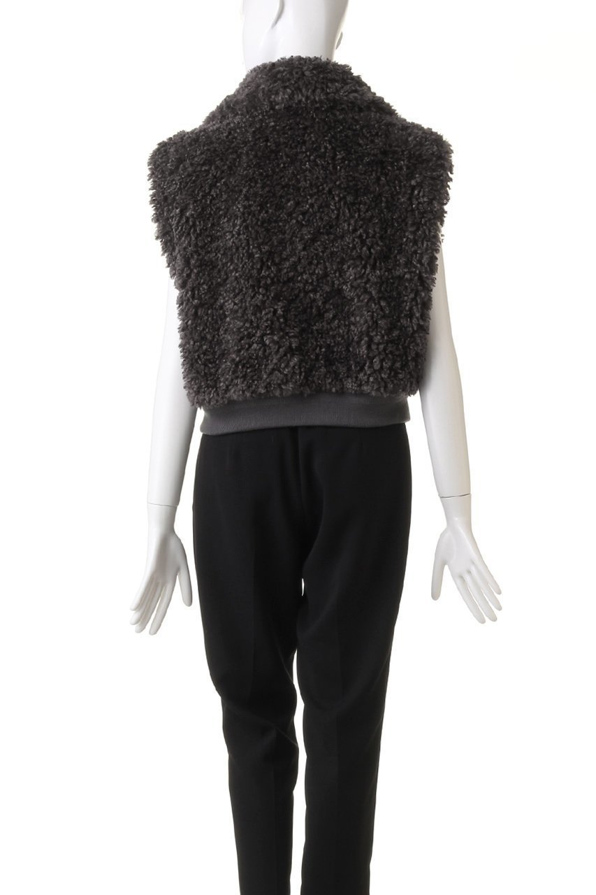 【プレインピープル/PLAIN PEOPLE】の【ESLOW】SHEEP FUR SLEEVELESS JACKET 人気、トレンドファッション・服の通販 founy(ファニー) 　ファッション　Fashion　レディースファッション　Fashion for Women　アウター　Coat / Outerwear Collection　レディースジャケット・軽アウター　Jackets　インナー　Innerwear　ショート　Short, Short Length　ジャケット　Jacket, Outerwear　スタンド　Stand Collar, Upright Stand　ノースリーブ　Sleeveless, No-Sleeve　フェイクファー　Faux Fur, Imitation Fur　ブルゾン　Blouson, Bomber Jacket　ベスト　Vest, Waistcoat　冬　Winter / This Winter　秋　Autumn　A/W・秋冬　Autumn/Winter　other-4|ID: prp329100004608118 ipo3291000000032922563