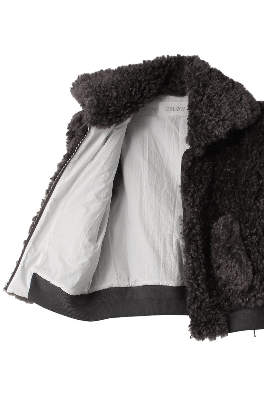【プレインピープル/PLAIN PEOPLE】の【ESLOW】SHEEP FUR SLEEVELESS JACKET 人気、トレンドファッション・服の通販 founy(ファニー) 　ファッション　Fashion　レディースファッション　Fashion for Women　アウター　Coat / Outerwear Collection　レディースジャケット・軽アウター　Jackets　インナー　Innerwear　ショート　Short, Short Length　ジャケット　Jacket, Outerwear　スタンド　Stand Collar, Upright Stand　ノースリーブ　Sleeveless, No-Sleeve　フェイクファー　Faux Fur, Imitation Fur　ブルゾン　Blouson, Bomber Jacket　ベスト　Vest, Waistcoat　冬　Winter / This Winter　秋　Autumn　A/W・秋冬　Autumn/Winter　other-6|ID: prp329100004608118 ipo3291000000032922589