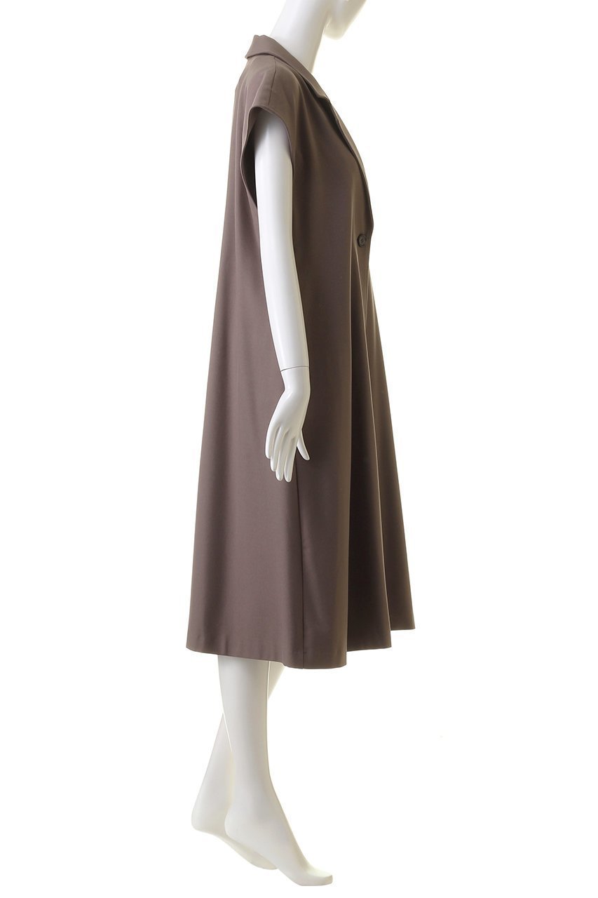 【ミディウミソリッド/MIDIUMISOLID】のtailored gilet OP ワンピース 人気、トレンドファッション・服の通販 founy(ファニー) 　ファッション　Fashion　レディースファッション　Fashion for Women　アウター　Coat / Outerwear Collection　ワンピース　Dresses　チュニック　Tunic Tops & Dresses　チュニック　Tunic, Long Top　パーティ　Party, Party Style　フレア　Flare, Flared　ロング　Long, Long-Length　other-3|ID: prp329100004608121 ipo3291000000034969503