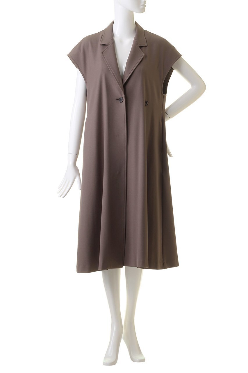 【ミディウミソリッド/MIDIUMISOLID】のtailored gilet OP ワンピース 人気、トレンドファッション・服の通販 founy(ファニー) 　ファッション　Fashion　レディースファッション　Fashion for Women　アウター　Coat / Outerwear Collection　ワンピース　Dresses　チュニック　Tunic Tops & Dresses　チュニック　Tunic, Long Top　パーティ　Party, Party Style　フレア　Flare, Flared　ロング　Long, Long-Length　other-2|ID: prp329100004608121 ipo3291000000035883116