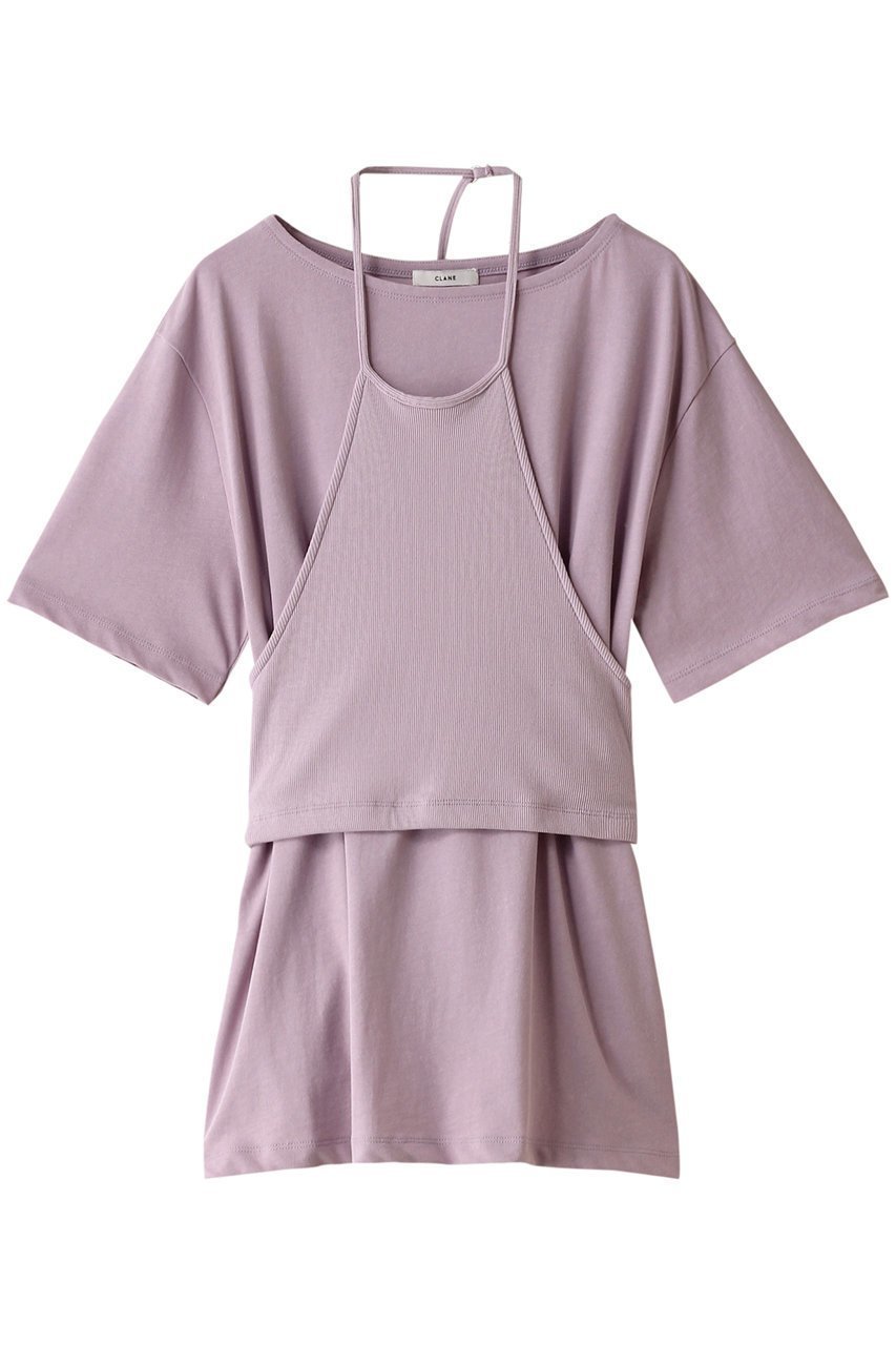 【クラネ/CLANE】のHALTER BUSTIER SET TEE/Tシャツ 人気、トレンドファッション・服の通販 founy(ファニー) 　ファッション　Fashion　レディースファッション　Fashion for Women　トップス・カットソー　Cut & Sew Tops　シャツ・ブラウス・オフィスカジュアル　Elegant Blouses & Button-Ups　ロングTシャツ・Tシャツ　Longline T-Shirts & Tees　カットソー・ベーシックTシャツ　Cut-and-Sewn Tops / Stretch Tees & Basics　ビスチェ　Bustiers & Corset Tops / Layered Bustier Style　ショート　Short, Short Length　スリーブ　Sleeve, Long Sleeve / Short Sleeve　夏　Summer　 other-1|ID: prp329100004608122 ipo3291000000032922607