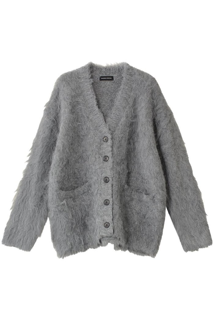 【メゾンスペシャル/MAISON SPECIAL】のFluffy Shaggy Knit Cardigan/フラッフィーシャギーカーディガン インテリア・キッズ・メンズ・レディースファッション・服の通販 founy(ファニー) https://founy.com/ ファッション Fashion レディースファッション Fashion for Women トップス・カットソー Cut & Sew Tops ニット Knit Tops & Sweaters カーディガン・羽織り Layered Style Cardigans インナー Innerwear 秋 Autumn カーディガン Cardigan, Knitwear 定番 Standard, Basic Item ポケット Pocket, Pocket Detail 冬 Winter / This Winter |ID: prp329100004608129 ipo3291000000032923114