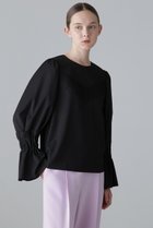 【アドーア/ADORE】のプレーンクロスブラウス 人気、トレンドファッション・服の通販 founy(ファニー) ファッション Fashion レディースファッション Fashion for Women トップス・カットソー Cut & Sew Tops シャツ・ブラウス・オフィスカジュアル Elegant Blouses & Button-Ups スリーブ Sleeve, Long Sleeve / Short Sleeve フェミニン Feminine, Girly ブラウジング Blouson Silhouette, Cinched Waist ロング Long, Long-Length 再入荷 Restock / Back in Stock thumbnail ブラック|ID: prp329100004608135 ipo3291000000034990231