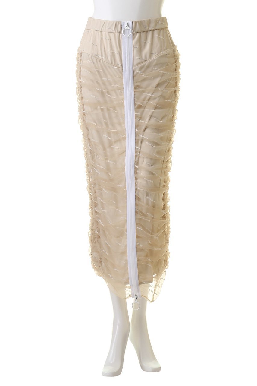 【プランク プロジェクト/PRANK PROJECT】のフロッキーロゴシャーリングスカート / Flocky Logo Shirring Skirt 人気、トレンドファッション・服の通販 founy(ファニー) ファッション Fashion レディースファッション Fashion for Women スカート Skirts ロングスカート Long Skirts / Maxi & Midi Skirts インナー Innerwear シアー Sheer, See-Through シャーリング Shirring, Ruched スポーティ Sporty, Casual Athletic ソックス Socks, Hosiery タイトスカート Pencil Skirt, Tight Skirt フロント Front, Front Design プリント Print, Printed Pattern ロング Long, Long-Length other-2|ID: prp329100004608141 ipo3291000000034423779