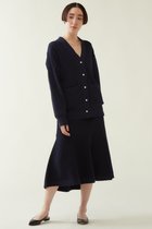 【マルティニーク/martinique】のストライプステッチスカート 人気、トレンドファッション・服の通販 founy(ファニー) ファッション Fashion レディースファッション Fashion for Women スカート Skirts ロングスカート Long Skirts / Maxi & Midi Skirts おすすめ Recommended / Our Picks イレギュラー Irregular Design カーディガン Cardigan, Knitwear セットアップ Set-Up, Coordinated Outfit ロング Long, Long-Length thumbnail ネイビー|ID: prp329100004608143 ipo3291000000035042705