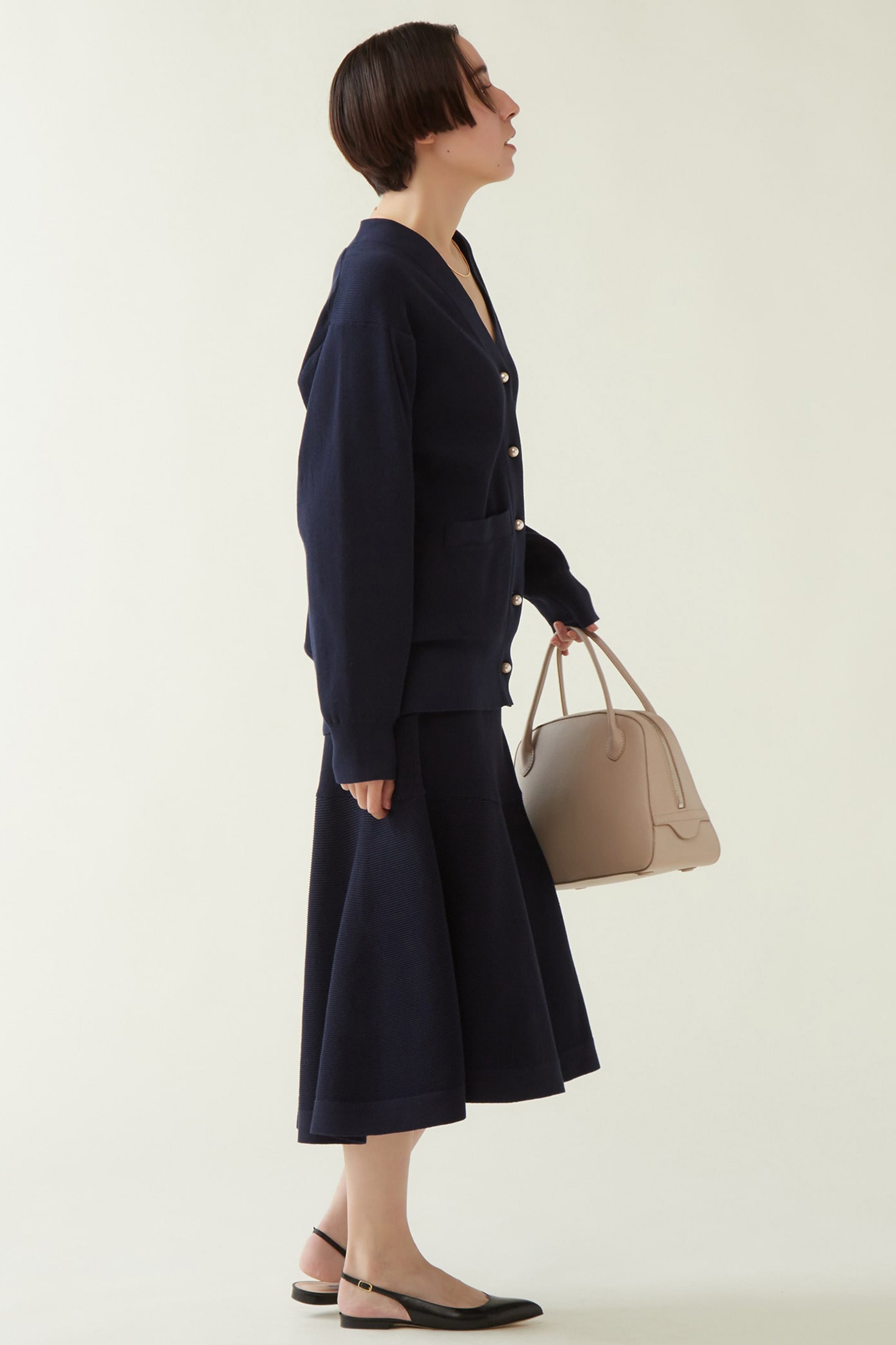 【マルティニーク/martinique】のストライプステッチスカート 人気、トレンドファッション・服の通販 founy(ファニー) 　ファッション　Fashion　レディースファッション　Fashion for Women　スカート　Skirts　ロングスカート　Long Skirts / Maxi & Midi Skirts　おすすめ　Recommended / Our Picks　イレギュラー　Irregular Design　カーディガン　Cardigan, Knitwear　セットアップ　Set-Up, Coordinated Outfit　ロング　Long, Long-Length　other-5|ID: prp329100004608143 ipo3291000000035042709