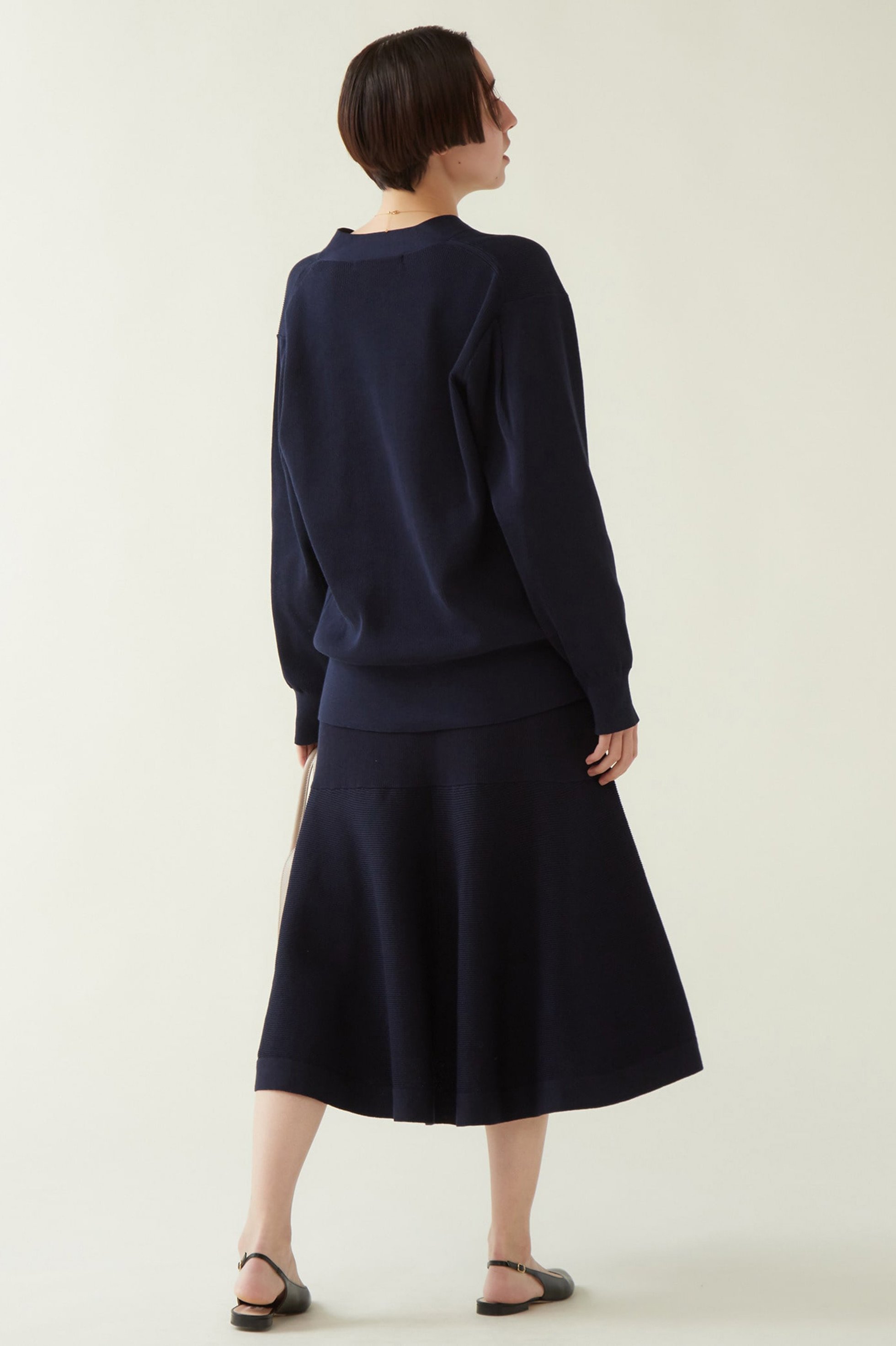 【マルティニーク/martinique】のストライプステッチスカート 人気、トレンドファッション・服の通販 founy(ファニー) 　ファッション　Fashion　レディースファッション　Fashion for Women　スカート　Skirts　ロングスカート　Long Skirts / Maxi & Midi Skirts　おすすめ　Recommended / Our Picks　イレギュラー　Irregular Design　カーディガン　Cardigan, Knitwear　セットアップ　Set-Up, Coordinated Outfit　ロング　Long, Long-Length　other-7|ID: prp329100004608143 ipo3291000000035042711