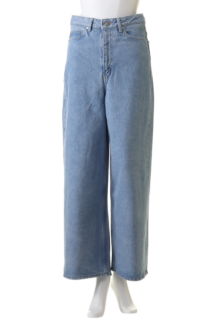 【ミディウミソリッド/MIDIUMISOLID】のhi-waist wide denim デニム 人気、トレンドファッション・服の通販 founy(ファニー) 　ファッション　Fashion　レディースファッション　Fashion for Women　パンツ　Pants & Trousers　デニムパンツ・ジーンズ・美脚デニム　Denim Jeans & Pants　おすすめ　Recommended / Our Picks　ストレッチ　Stretch, Stretchy Fabric　ダメージ　Distressed, Destroyed　デニム　Denim, Jeans Material　トレンド　Trend, Trending Now　ワイド　Wide, Wide Fit　エレガント 上品　Elegant　定番　Standard, Basic Item　other-2|ID: prp329100004608145 ipo3291000000032923925