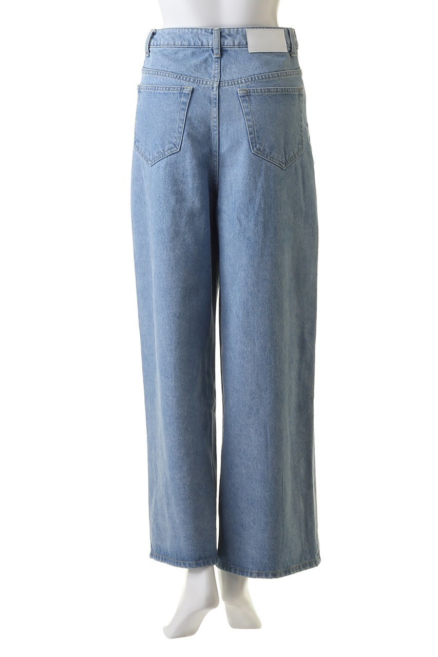 【ミディウミソリッド/MIDIUMISOLID】のhi-waist wide denim デニム 人気、トレンドファッション・服の通販 founy(ファニー) 　ファッション　Fashion　レディースファッション　Fashion for Women　パンツ　Pants & Trousers　デニムパンツ・ジーンズ・美脚デニム　Denim Jeans & Pants　おすすめ　Recommended / Our Picks　ストレッチ　Stretch, Stretchy Fabric　ダメージ　Distressed, Destroyed　デニム　Denim, Jeans Material　トレンド　Trend, Trending Now　ワイド　Wide, Wide Fit　エレガント 上品　Elegant　定番　Standard, Basic Item　other-4|ID: prp329100004608145 ipo3291000000032923941