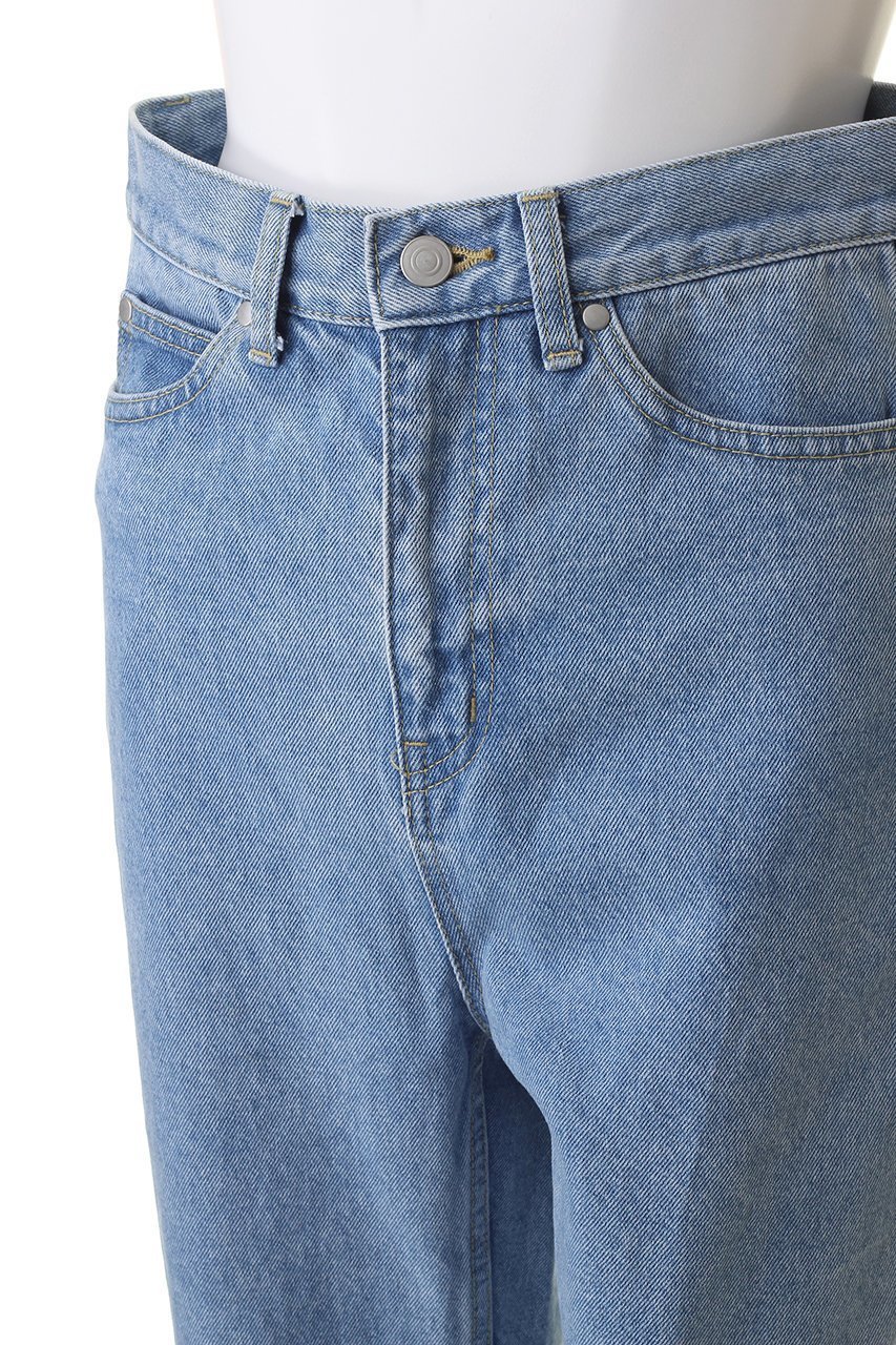 【ミディウミソリッド/MIDIUMISOLID】のhi-waist straight denim デニム 人気、トレンドファッション・服の通販 founy(ファニー) 　ファッション　Fashion　レディースファッション　Fashion for Women　パンツ　Pants & Trousers　デニムパンツ・ジーンズ・美脚デニム　Denim Jeans & Pants　ストレッチ　Stretch, Stretchy Fabric　ストレート　Straight, Straight Cut　ダメージ　Distressed, Destroyed　デニム　Denim, Jeans Material　エレガント 上品　Elegant　定番　Standard, Basic Item　other-5|ID: prp329100004608147 ipo3291000000032924063