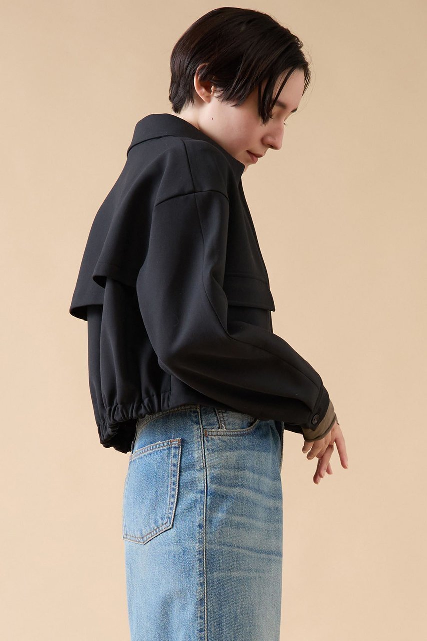 【マルティニーク/martinique】のクロップドブルゾン(セットアップ可) 人気、トレンドファッション・服の通販 founy(ファニー) 　ファッション　Fashion　レディースファッション　Fashion for Women　アウター　Coat / Outerwear Collection　レディースジャケット・軽アウター　Jackets　ブルゾンジャケット・スポーティアウター　Blouson Jackets　おすすめ　Recommended / Our Picks　クロップド　Cropped, Short Length　ジャケット　Jacket, Outerwear　セットアップ　Set-Up, Coordinated Outfit　バランス　Balance, Style Balance　フォルム　Silhouette, Form　ブルゾン　Blouson, Bomber Jacket　ペンシル　Pencil, Pencil Skirt　ワイド　Wide, Wide Fit　エレガント 上品　Elegant　other-2|ID: prp329100004608148 ipo3291000000032924068