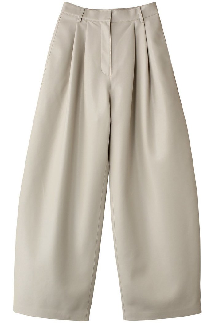 【クラネ/CLANE】のCURVY VEGAN LEATHER PANTS パンツ インテリア・キッズ・メンズ・レディースファッション・服の通販 founy(ファニー) https://founy.com/ ファッション Fashion レディースファッション Fashion for Women パンツ Pants & Trousers コンパクト Compact, Small Size フェイクレザー Faux Leather, PU Leather ワイド Wide, Wide Fit |ID: prp329100004608153 ipo3291000000032924302