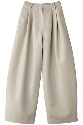 【クラネ/CLANE】 CURVY VEGAN LEATHER PANTS パンツ人気、トレンドファッション・服の通販 founy(ファニー) ファッション Fashion レディースファッション Fashion for Women パンツ Pants & Trousers コンパクト Compact, Small Size フェイクレザー Faux Leather, PU Leather ワイド Wide, Wide Fit |ID:prp329100004608153
