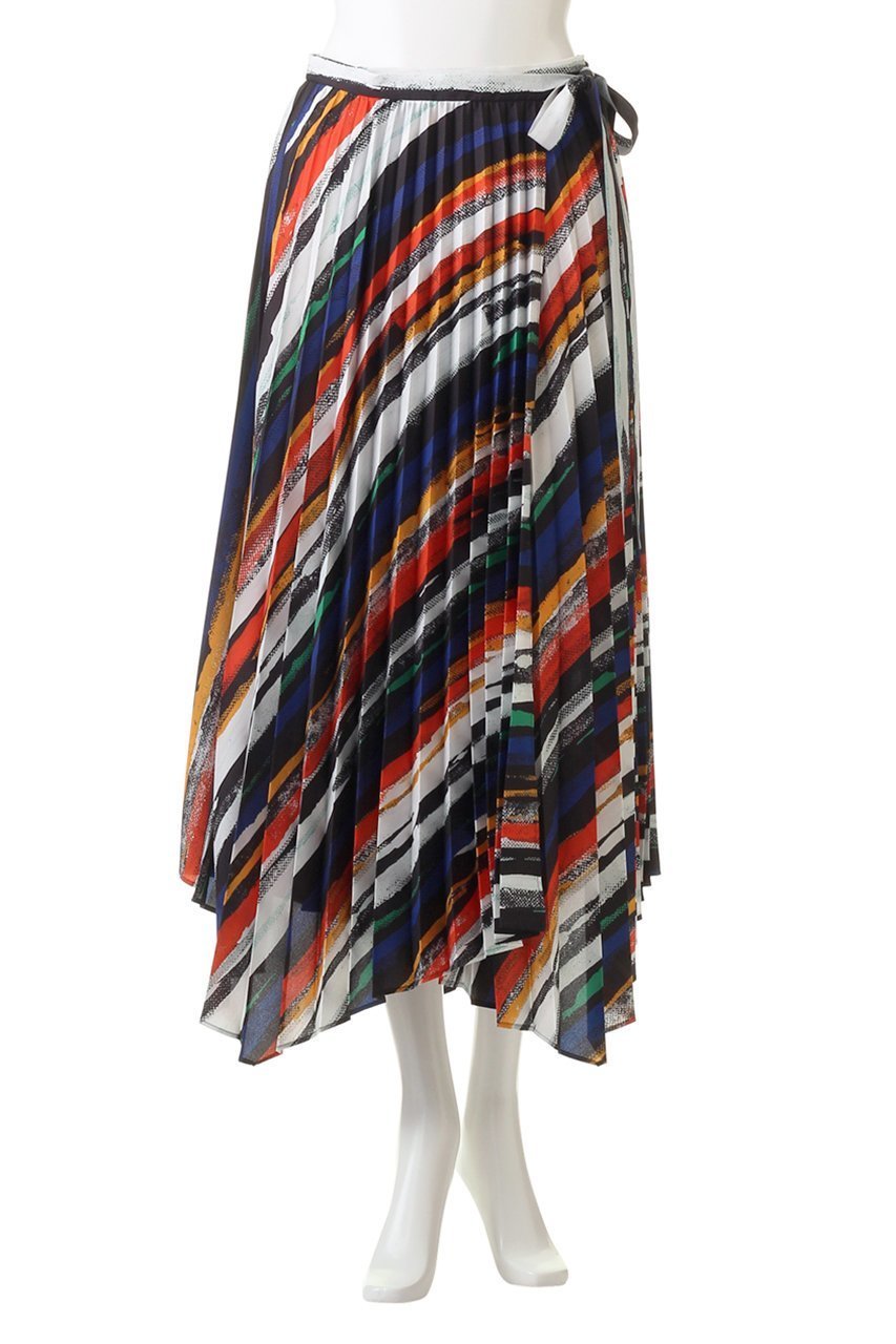 【マルティニーク/martinique】の【l heritage martinique】ストライプスカート 人気、トレンドファッション・服の通販 founy(ファニー) 　ファッション　Fashion　レディースファッション　Fashion for Women　スカート　Skirts　ロングスカート　Long Skirts / Maxi & Midi Skirts　イレギュラーヘム　Irregular Hem　シンプル　Simple, Minimal　スタンダード　Standard, Basic　ストライプ　Stripe, Striped Pattern　プリーツ　Pleats, Pleated　ロング　Long, Long-Length　ヴィンテージ　Vintage Style　手描き　Hand-Drawn, Illustrated　other-2|ID: prp329100004608155 ipo3291000000032924404