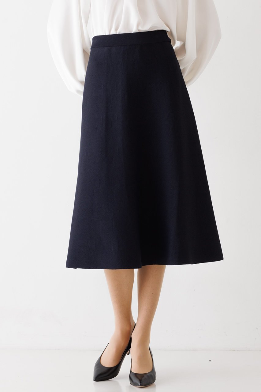 【デザイン ワークス/DESIGN WORKS】のミラノリブフレアスカート 人気、トレンドファッション・服の通販 founy(ファニー) 　ファッション　Fashion　レディースファッション　Fashion for Women　スカート　Skirts　Aライン・フレアスカート　A-Line & Flared Skirts　ストレッチ　Stretch, Stretchy Fabric　ドレス　Dress, One-Piece　フレアースカート　Flared Skirt, A-Line Skirt　ミラノリブ　Milano Rib, Milano Stitch　other-7|ID: prp329100004608156 ipo3291000000032924502