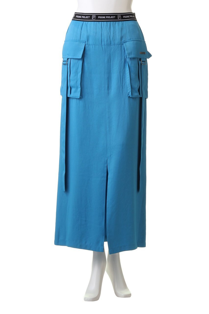 【プランク プロジェクト/PRANK PROJECT】のサテンカーゴスカート / Satin Cargo Skirt 人気、トレンドファッション・服の通販 founy(ファニー) 　ファッション　Fashion　レディースファッション　Fashion for Women　スカート　Skirts　ロングスカート　Long Skirts / Maxi & Midi Skirts　ヴィンテージ　Vintage Style　キュプラ　Cupro, Eco Fabric　サテン　Satin, Glossy Fabric　スウェット / スエット　Sweatshirt, Sweatwear　スポーティ　Sporty, Casual Athletic　ドレープ　Drape, Draping Fabric　ロング　Long, Long-Length　エレガント 上品　Elegant　other-2|ID: prp329100004608160 ipo3291000000034423789