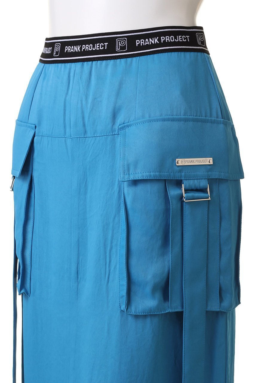 【プランク プロジェクト/PRANK PROJECT】のサテンカーゴスカート / Satin Cargo Skirt 人気、トレンドファッション・服の通販 founy(ファニー) 　ファッション　Fashion　レディースファッション　Fashion for Women　スカート　Skirts　ロングスカート　Long Skirts / Maxi & Midi Skirts　ヴィンテージ　Vintage Style　キュプラ　Cupro, Eco Fabric　サテン　Satin, Glossy Fabric　スウェット / スエット　Sweatshirt, Sweatwear　スポーティ　Sporty, Casual Athletic　ドレープ　Drape, Draping Fabric　ロング　Long, Long-Length　エレガント 上品　Elegant　other-5|ID: prp329100004608160 ipo3291000000034423792