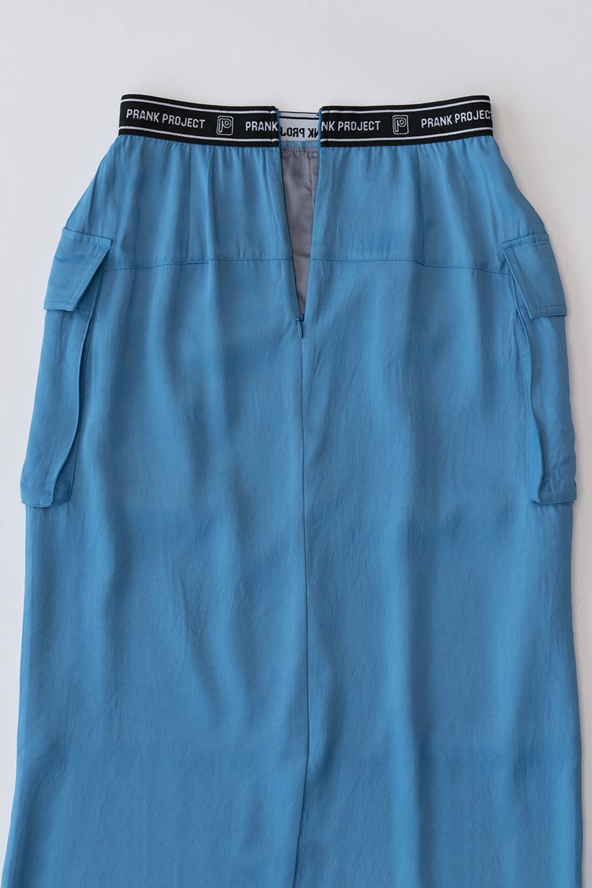 【プランク プロジェクト/PRANK PROJECT】のサテンカーゴスカート / Satin Cargo Skirt 人気、トレンドファッション・服の通販 founy(ファニー) 　ファッション　Fashion　レディースファッション　Fashion for Women　スカート　Skirts　ロングスカート　Long Skirts / Maxi & Midi Skirts　ヴィンテージ　Vintage Style　キュプラ　Cupro, Eco Fabric　サテン　Satin, Glossy Fabric　スウェット / スエット　Sweatshirt, Sweatwear　スポーティ　Sporty, Casual Athletic　ドレープ　Drape, Draping Fabric　ロング　Long, Long-Length　エレガント 上品　Elegant　other-8|ID: prp329100004608160 ipo3291000000035858106