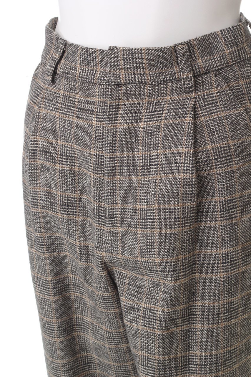 【スリー ドッツ/three dots】のコットンツイードセミワイドパンツ 人気、トレンドファッション・服の通販 founy(ファニー) 　ファッション　Fashion　レディースファッション　Fashion for Women　パンツ　Pants & Trousers　おすすめ　Recommended / Our Picks　ジャケット　Jacket, Outerwear　セットアップ　Set-Up, Coordinated Outfit　チェック　Check, Plaid, Tartan　ツイード　Twill, Twill Weave　A/W・秋冬　Autumn/Winter　other-5|ID: prp329100004608163 ipo3291000000032924709
