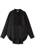 【ミディウミソリッド/MIDIUMISOLID】のwide shirt with corduroy シャツ black|ID: prp329100004608168 ipo3291000000032924929