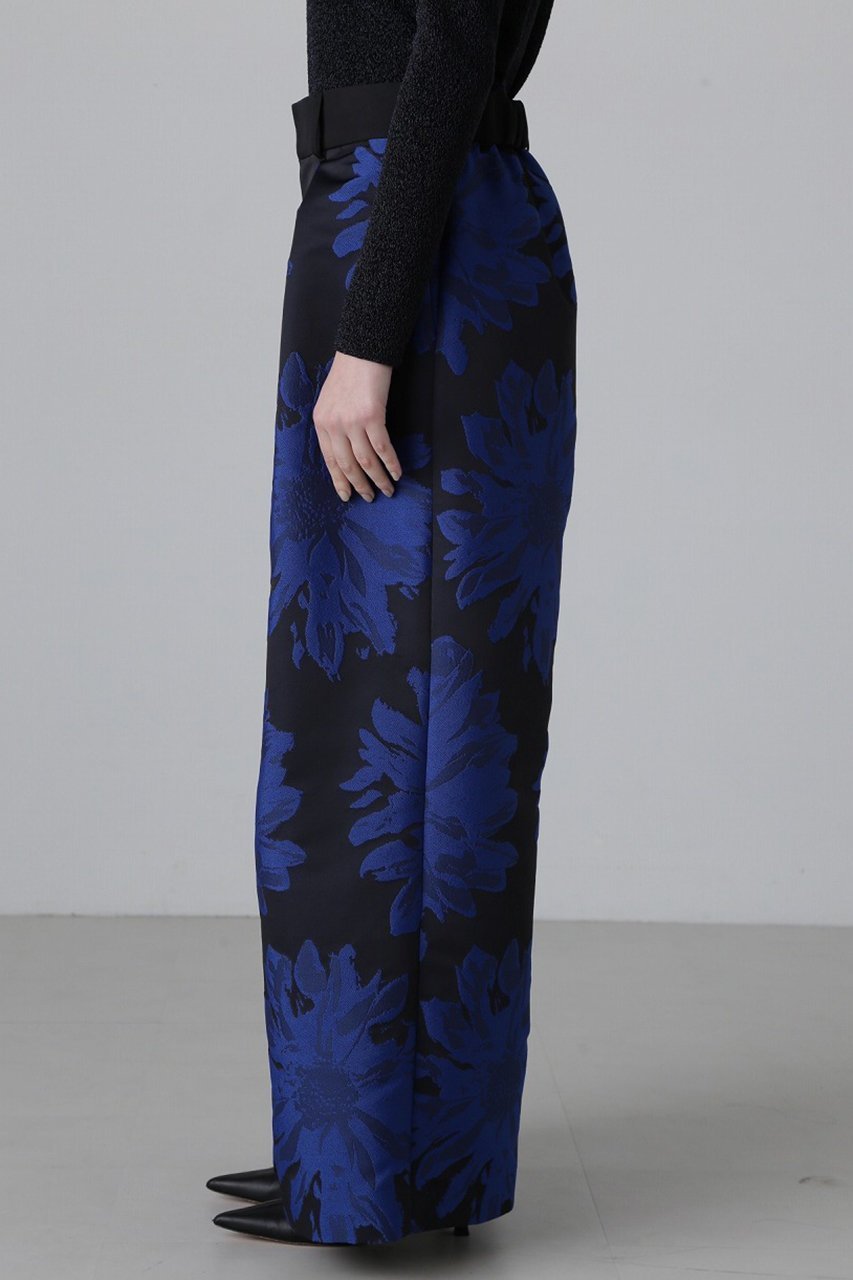 【アドーア/ADORE】のボタニカルジャガードパンツ 人気、トレンドファッション・服の通販 founy(ファニー) 　ファッション　Fashion　レディースファッション　Fashion for Women　パンツ　Pants & Trousers　ジャカード／ジャガード　Jacquard, Woven Pattern　セットアップ　Set-Up, Coordinated Outfit　フラワー　Flower, Floral　フロント　Front, Front Design　ボタニカル　Botanical, Floral Pattern　モチーフ　Motif, Design Theme　ワイド　Wide, Wide Fit　再入荷　Restock / Back in Stock　other-3|ID: prp329100004608171 ipo3291000000034989393