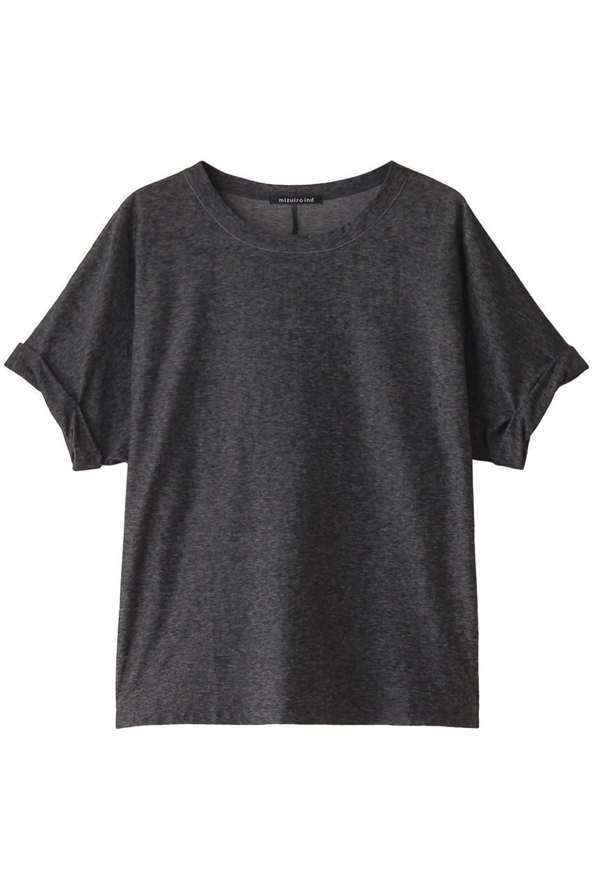 【ミズイロ インド/mizuiro ind】のdolman roll up slv P/O プルオーバー インテリア・キッズ・メンズ・レディースファッション・服の通販 founy(ファニー) 　ファッション　Fashion　レディースファッション　Fashion for Women　トップス・カットソー　Cut & Sew Tops　シャツ・ブラウス・オフィスカジュアル　Elegant Blouses & Button-Ups　ロングTシャツ・Tシャツ　Longline T-Shirts & Tees　カジュアルプルオーバー・ニットトップス　Pullovers & Knit Tops / Casual Pullovers　カットソー・ベーシックTシャツ　Cut-and-Sewn Tops / Stretch Tees & Basics　カットソー　Cut and Sewn Top　ショート　Short, Short Length　スリーブ　Sleeve, Long Sleeve / Short Sleeve　デニム　Denim, Jeans Material　リネン　Linen, Linen Fabric　ワイド　Wide, Wide Fit　エレガント 上品　Elegant　夏　Summer　black|ID: prp329100004608178 ipo3291000000032925513
