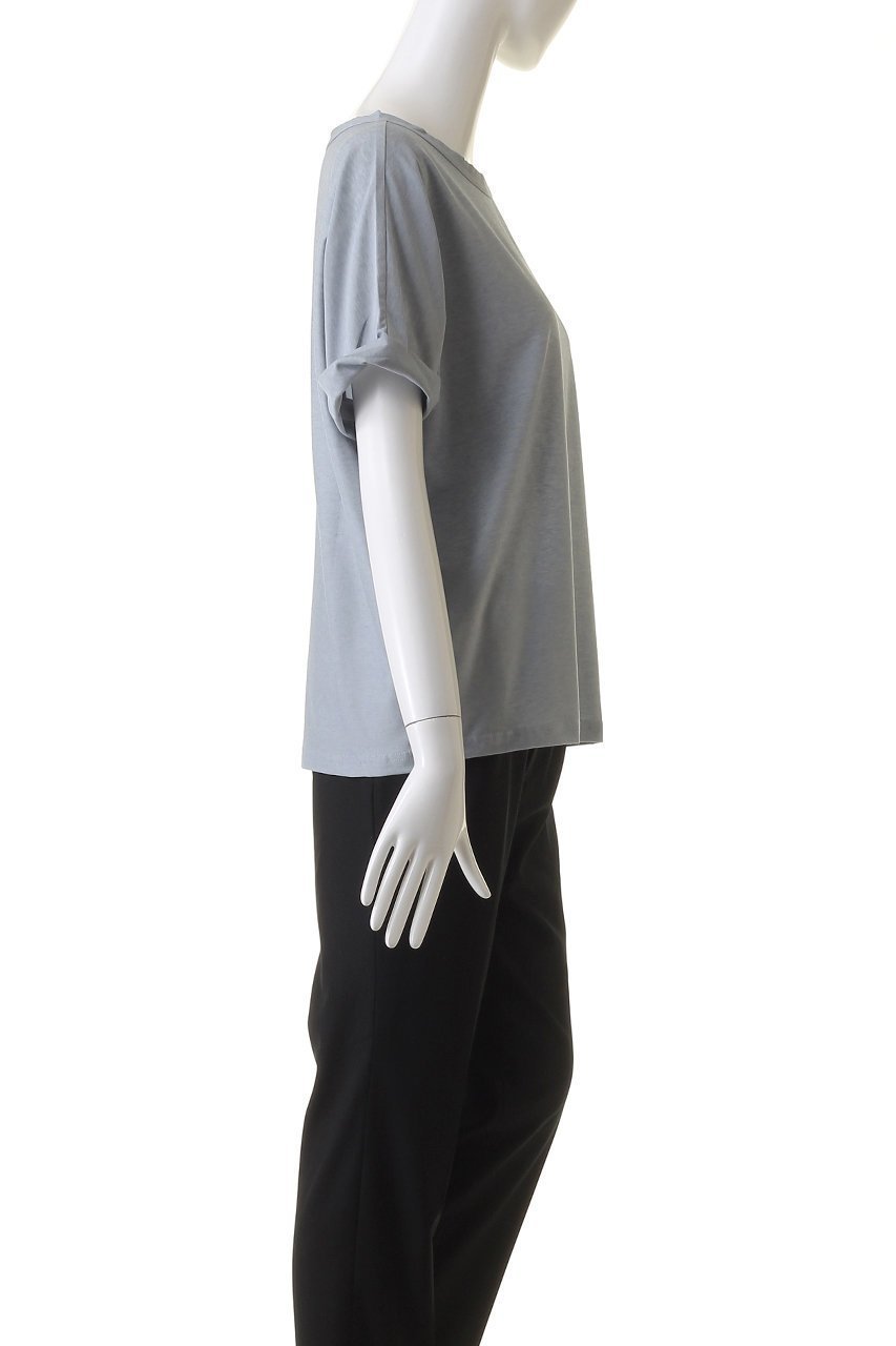 【ミズイロ インド/mizuiro ind】のdolman roll up slv P/O プルオーバー 人気、トレンドファッション・服の通販 founy(ファニー) 　ファッション　Fashion　レディースファッション　Fashion for Women　トップス・カットソー　Cut & Sew Tops　シャツ・ブラウス・オフィスカジュアル　Elegant Blouses & Button-Ups　ロングTシャツ・Tシャツ　Longline T-Shirts & Tees　カジュアルプルオーバー・ニットトップス　Pullovers & Knit Tops / Casual Pullovers　カットソー・ベーシックTシャツ　Cut-and-Sewn Tops / Stretch Tees & Basics　カットソー　Cut and Sewn Top　ショート　Short, Short Length　スリーブ　Sleeve, Long Sleeve / Short Sleeve　デニム　Denim, Jeans Material　リネン　Linen, Linen Fabric　ワイド　Wide, Wide Fit　エレガント 上品　Elegant　夏　Summer　other-3|ID: prp329100004608178 ipo3291000000032925529