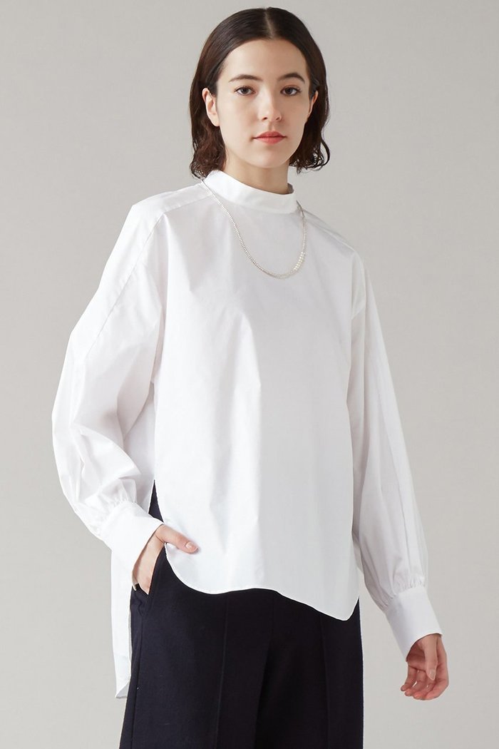 【マルティニーク/martinique】のハイネックブラウス インテリア・キッズ・メンズ・レディースファッション・服の通販 founy(ファニー) https://founy.com/ ファッション Fashion レディースファッション Fashion for Women トップス・カットソー Cut & Sew Tops シャツ・ブラウス・オフィスカジュアル Elegant Blouses & Button-Ups スリーブ Sleeve, Long Sleeve / Short Sleeve タイプライター Typewriter Fabric, Crisp Cotton ハイネック High Neck, Mock Neck ロング Long, Long-Length |ID: prp329100004608184 ipo3291000000032925787