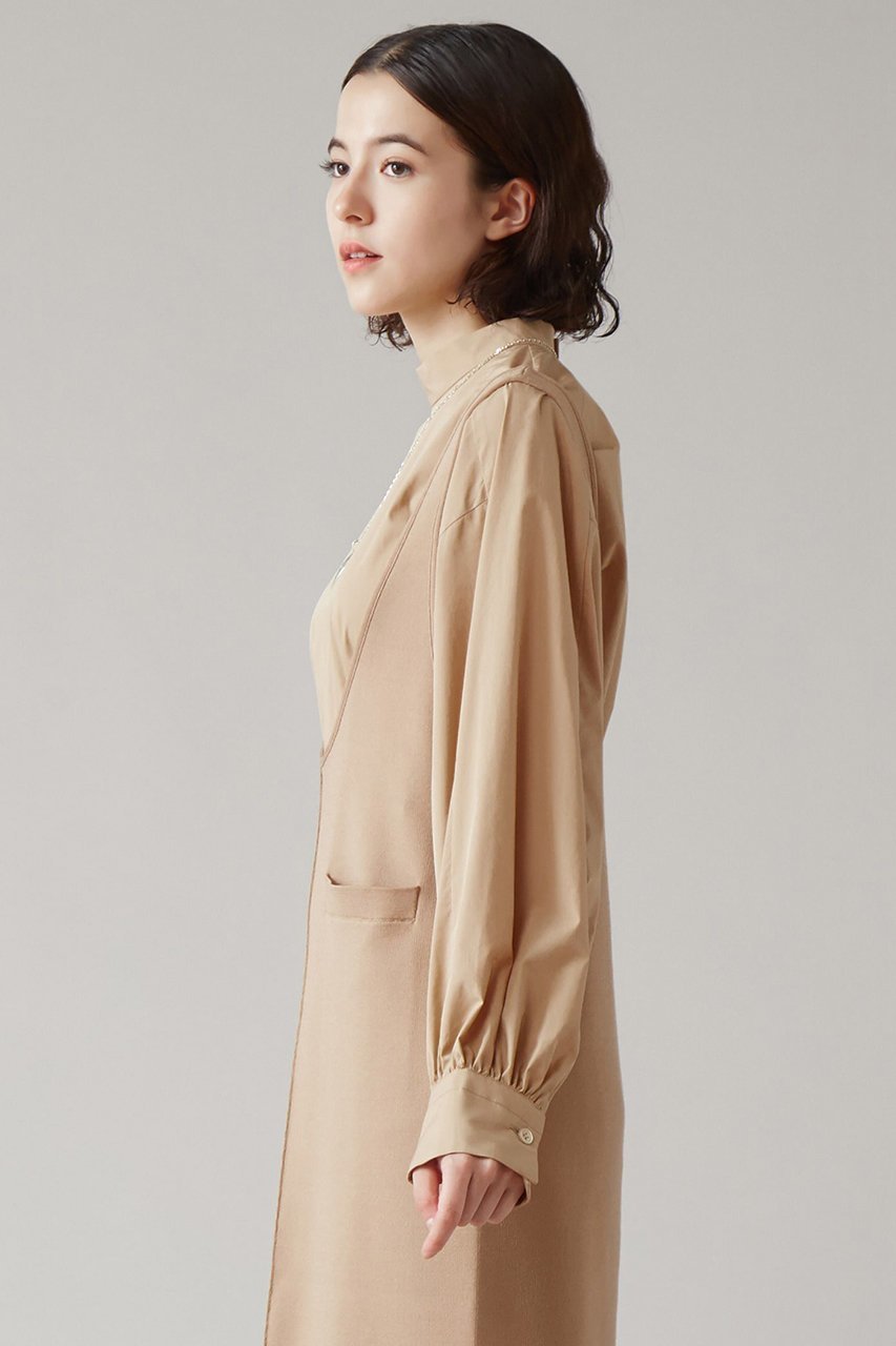 【マルティニーク/martinique】のハイネックブラウス 人気、トレンドファッション・服の通販 founy(ファニー) 　ファッション　Fashion　レディースファッション　Fashion for Women　トップス・カットソー　Cut & Sew Tops　シャツ・ブラウス・オフィスカジュアル　Elegant Blouses & Button-Ups　スリーブ　Sleeve, Long Sleeve / Short Sleeve　タイプライター　Typewriter Fabric, Crisp Cotton　ハイネック　High Neck, Mock Neck　ロング　Long, Long-Length　other-2|ID: prp329100004608184 ipo3291000000032925819