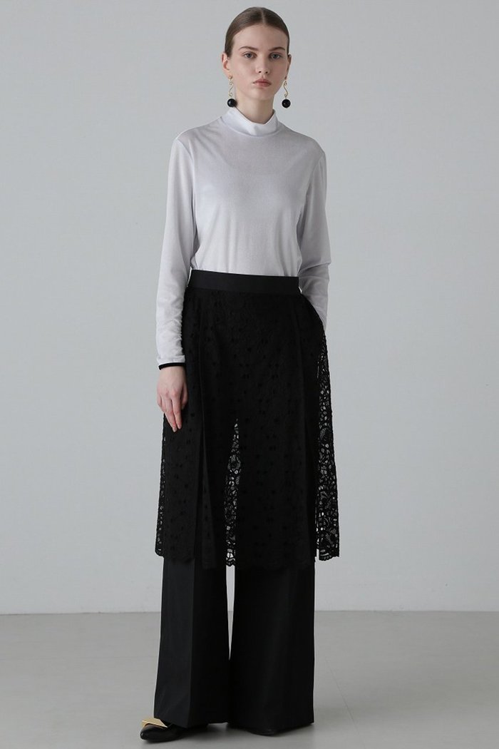 【アドーア/ADORE】のカメリアレースパンツ インテリア・キッズ・メンズ・レディースファッション・服の通販 founy(ファニー) https://founy.com/ ファッション Fashion レディースファッション Fashion for Women パンツ Pants & Trousers カットソー Cut and Sewn Top レース Lace, Lace Fabric エレガント 上品 Elegant |ID: prp329100004608189 ipo3291000000032926043
