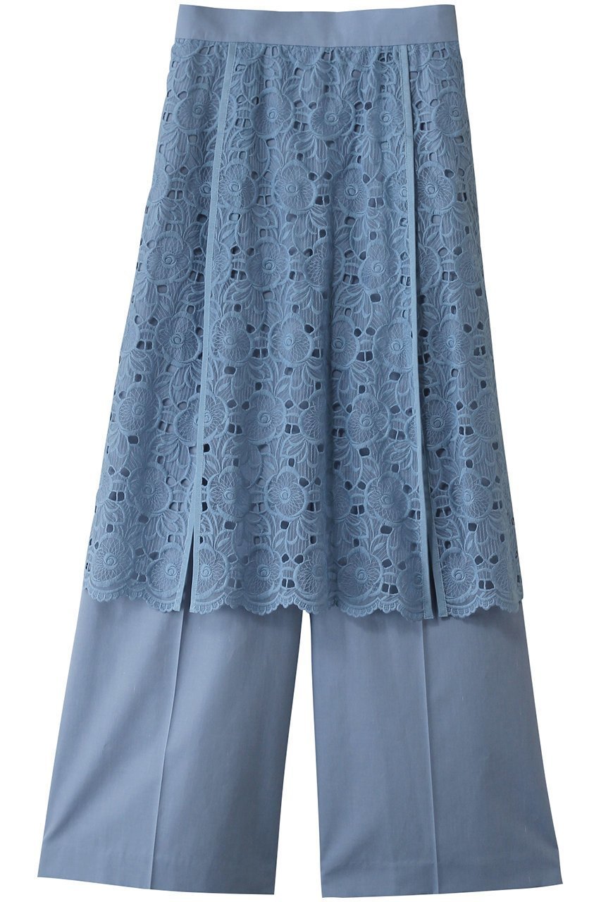 【アドーア/ADORE】のカメリアレースパンツ インテリア・キッズ・メンズ・レディースファッション・服の通販 founy(ファニー) 　ファッション　Fashion　レディースファッション　Fashion for Women　パンツ　Pants & Trousers　カットソー　Cut and Sewn Top　レース　Lace, Lace Fabric　エレガント 上品　Elegant　ブルー|ID: prp329100004608189 ipo3291000000032926056