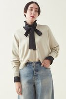 【マルティニーク/martinique】のC/W ダブルフェイスVネックプルオーバー 人気、トレンドファッション・服の通販 founy(ファニー) ファッション Fashion レディースファッション Fashion for Women トップス・カットソー Cut & Sew Tops ニット Knit Tops & Sweaters カジュアルプルオーバー・ニットトップス Pullovers & Knit Tops / Casual Pullovers Vネックトップス V-Neck Tops / V-Cut Neckline Shirts ダブル Double, Double-Breasted バランス Balance, Style Balance フェイス Face, Facial Design ワイド Wide, Wide Fit 冬 Winter / This Winter |ID:prp329100004608194