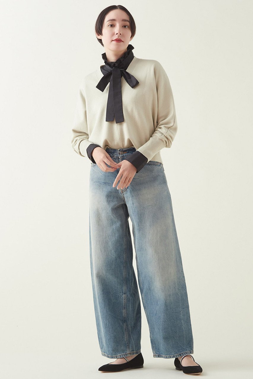 【マルティニーク/martinique】のC/W ダブルフェイスVネックプルオーバー 人気、トレンドファッション・服の通販 founy(ファニー) ファッション Fashion レディースファッション Fashion for Women トップス・カットソー Cut & Sew Tops ニット Knit Tops & Sweaters カジュアルプルオーバー・ニットトップス Pullovers & Knit Tops / Casual Pullovers Vネックトップス V-Neck Tops / V-Cut Neckline Shirts ダブル Double, Double-Breasted バランス Balance, Style Balance フェイス Face, Facial Design ワイド Wide, Wide Fit 冬 Winter / This Winter other-5|ID: prp329100004608194 ipo3291000000035042285