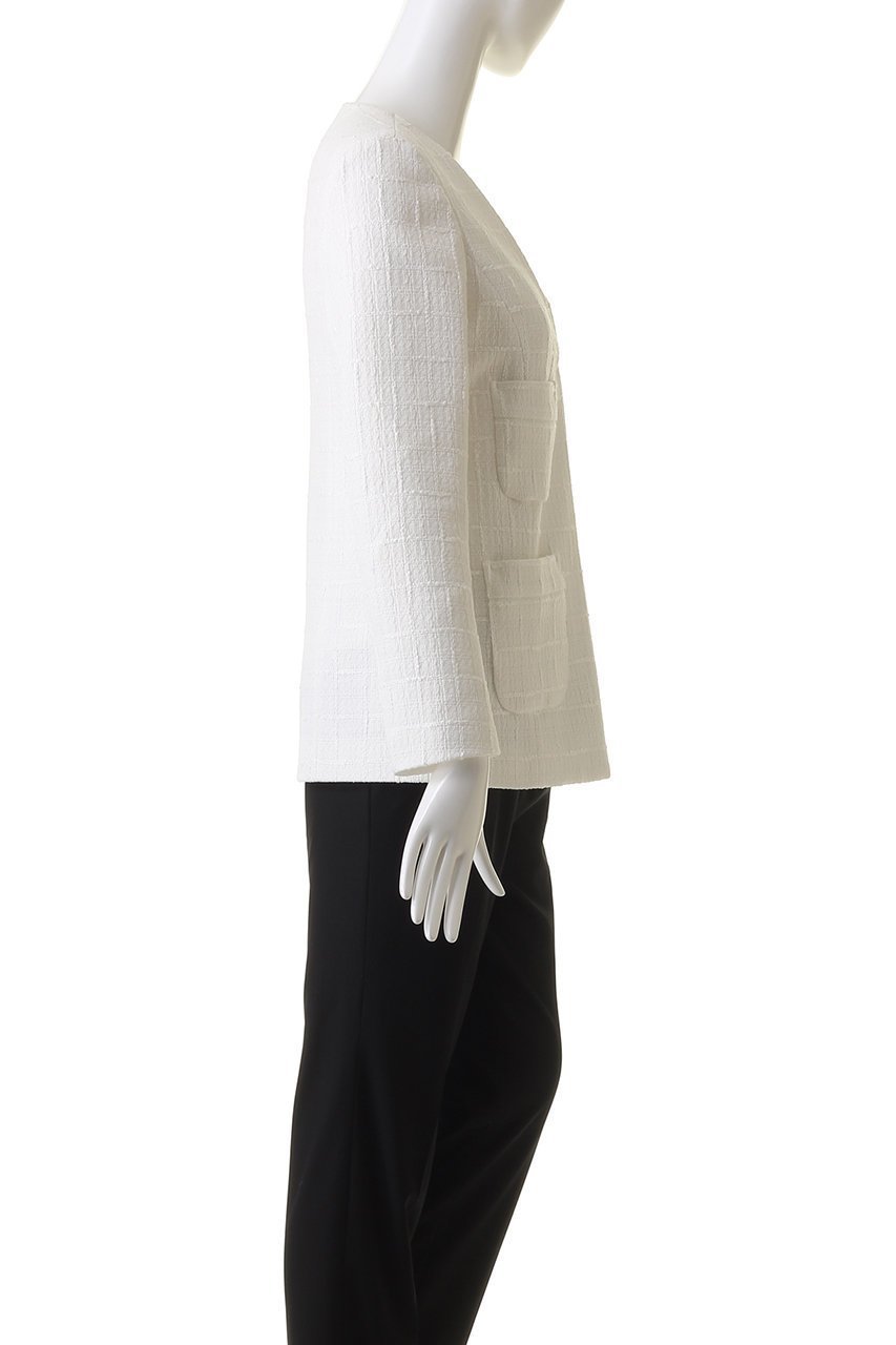 【アナイ/ANAYI】のスラブツィード4ポケットジャケット 人気、トレンドファッション・服の通販 founy(ファニー) 　ファッション　Fashion　レディースファッション　Fashion for Women　アウター　Coat / Outerwear Collection　レディースジャケット・軽アウター　Jackets　シャドー　Shadow, Subtle Pattern　ジャケット　Jacket, Outerwear　チェック　Check, Plaid, Tartan　ツイード／ツィード　Choker, Choker Necklace　ツイード　Twill, Twill Weave　パッチ　Patch, Appliqué　ポケット　Pocket, Pocket Detail　other-3|ID: prp329100004608202 ipo3291000000032926327