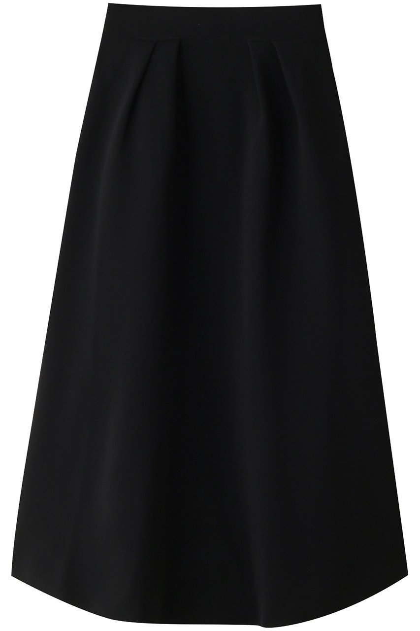 【マノフ/MANOF】のWAIST TUCK KNIT SKIRT/スカート インテリア・キッズ・メンズ・レディースファッション・服の通販 founy(ファニー) 　ファッション　Fashion　レディースファッション　Fashion for Women　スカート　Skirts　ロングスカート　Long Skirts / Maxi & Midi Skirts　クロップド　Cropped, Short Length　バランス　Balance, Style Balance　ロング　Long, Long-Length　BLACK|ID: prp329100004608209 ipo3291000000034958468