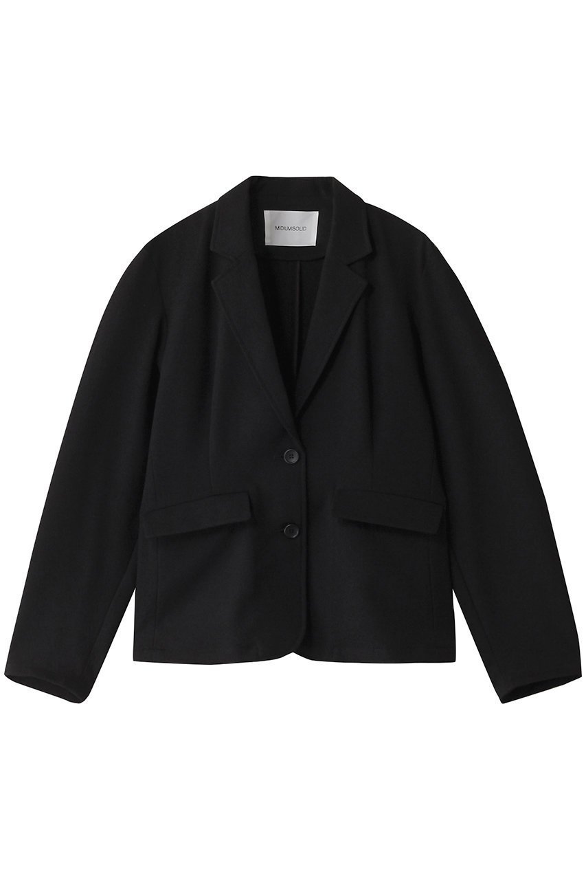 【ミディウミソリッド/MIDIUMISOLID】のvolume slv JK.M ジャケット インテリア・キッズ・メンズ・レディースファッション・服の通販 founy(ファニー) 　ファッション　Fashion　レディースファッション　Fashion for Women　アウター　Coat / Outerwear Collection　レディースジャケット・軽アウター　Jackets　インナー　Innerwear　ウォーム　Warm Fabric　ジャケット　Jacket, Outerwear　バランス　Balance, Style Balance　ファブリック　Fabric, Textile　A/W・秋冬　Autumn/Winter　black|ID: prp329100004608211 ipo3291000000032926871