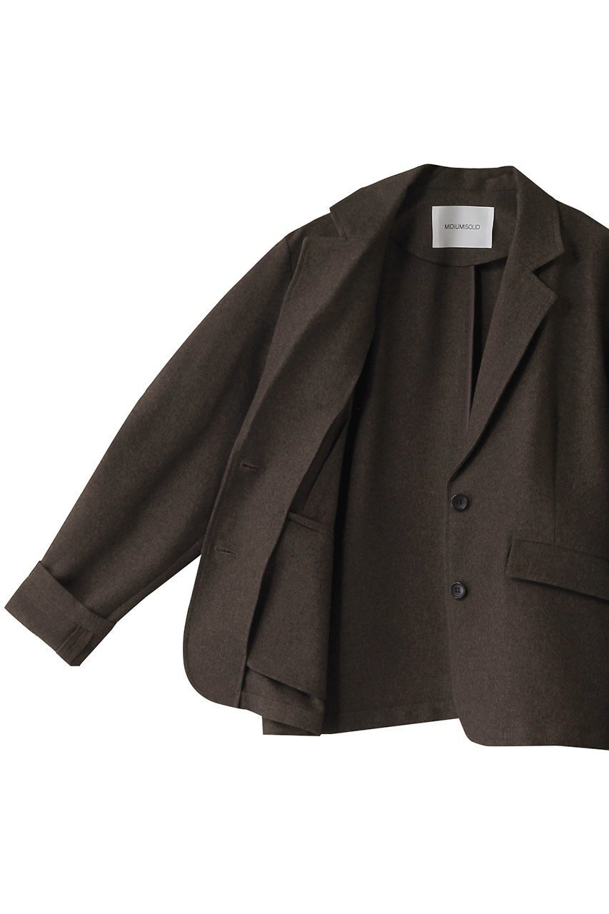 【ミディウミソリッド/MIDIUMISOLID】のvolume slv JK.M ジャケット 人気、トレンドファッション・服の通販 founy(ファニー) 　ファッション　Fashion　レディースファッション　Fashion for Women　アウター　Coat / Outerwear Collection　レディースジャケット・軽アウター　Jackets　インナー　Innerwear　ウォーム　Warm Fabric　ジャケット　Jacket, Outerwear　バランス　Balance, Style Balance　ファブリック　Fabric, Textile　A/W・秋冬　Autumn/Winter　other-6|ID: prp329100004608211 ipo3291000000032926913