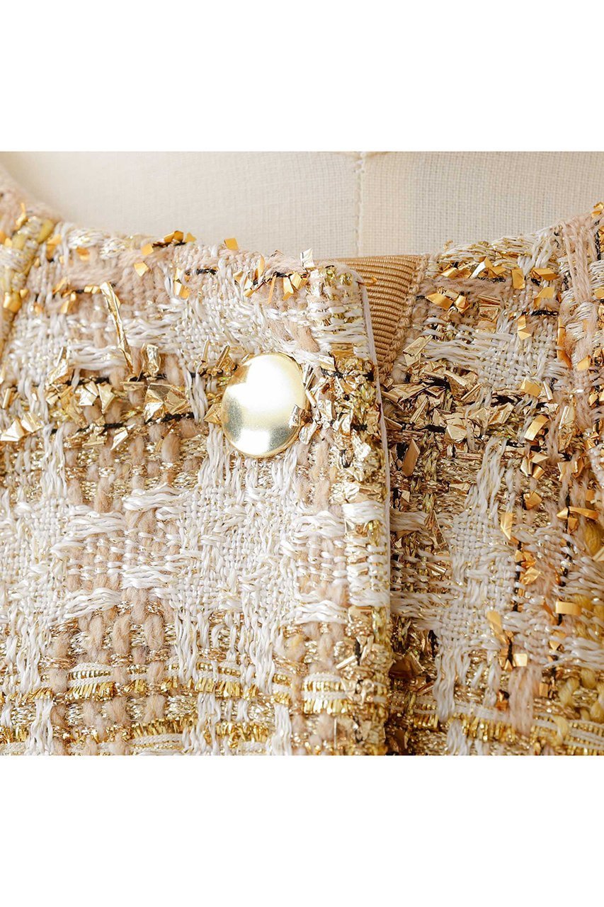 【デザイン ワークス/DESIGN WORKS】の【BEAUVET】ツィードブルゾン 人気、トレンドファッション・服の通販 founy(ファニー) 　ファッション　Fashion　レディースファッション　Fashion for Women　アウター　Coat / Outerwear Collection　レディースジャケット・軽アウター　Jackets　ブルゾンジャケット・スポーティアウター　Blouson Jackets　ジャケット　Jacket, Outerwear　チェック　Check, Plaid, Tartan　ツイード／ツィード　Choker, Choker Necklace　ツイード　Twill, Twill Weave　ブルゾン　Blouson, Bomber Jacket　リボン　Ribbon, Bow　エレガント 上品　Elegant　other-4|ID: prp329100004608212 ipo3291000000034956527