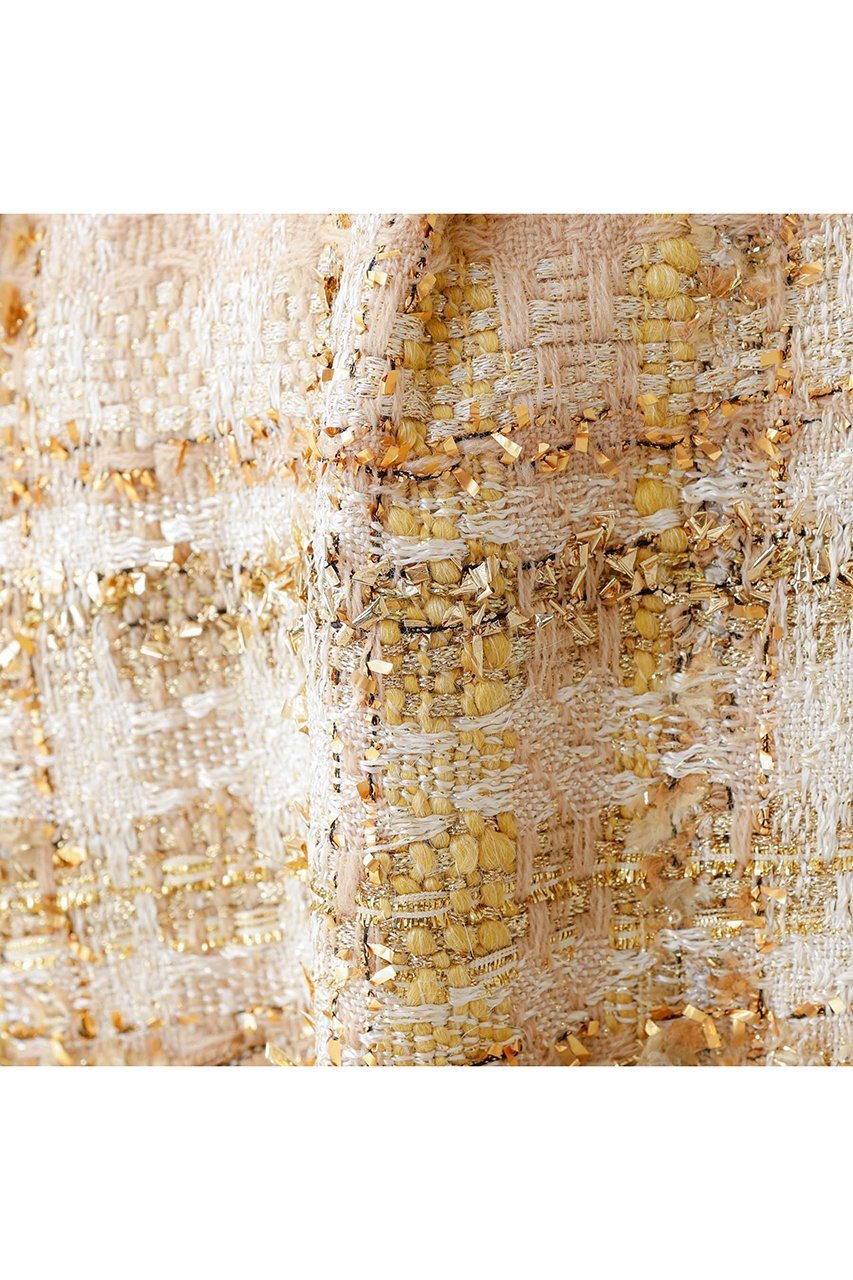 【デザイン ワークス/DESIGN WORKS】の【BEAUVET】ツィードブルゾン 人気、トレンドファッション・服の通販 founy(ファニー) 　ファッション　Fashion　レディースファッション　Fashion for Women　アウター　Coat / Outerwear Collection　レディースジャケット・軽アウター　Jackets　ブルゾンジャケット・スポーティアウター　Blouson Jackets　ジャケット　Jacket, Outerwear　チェック　Check, Plaid, Tartan　ツイード／ツィード　Choker, Choker Necklace　ツイード　Twill, Twill Weave　ブルゾン　Blouson, Bomber Jacket　リボン　Ribbon, Bow　エレガント 上品　Elegant　other-8|ID: prp329100004608212 ipo3291000000034956536