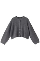 【ミズイロ インド/mizuiro ind】のwaffle knit C/D カーディガン gray|ID: prp329100004608215 ipo3291000000032927047