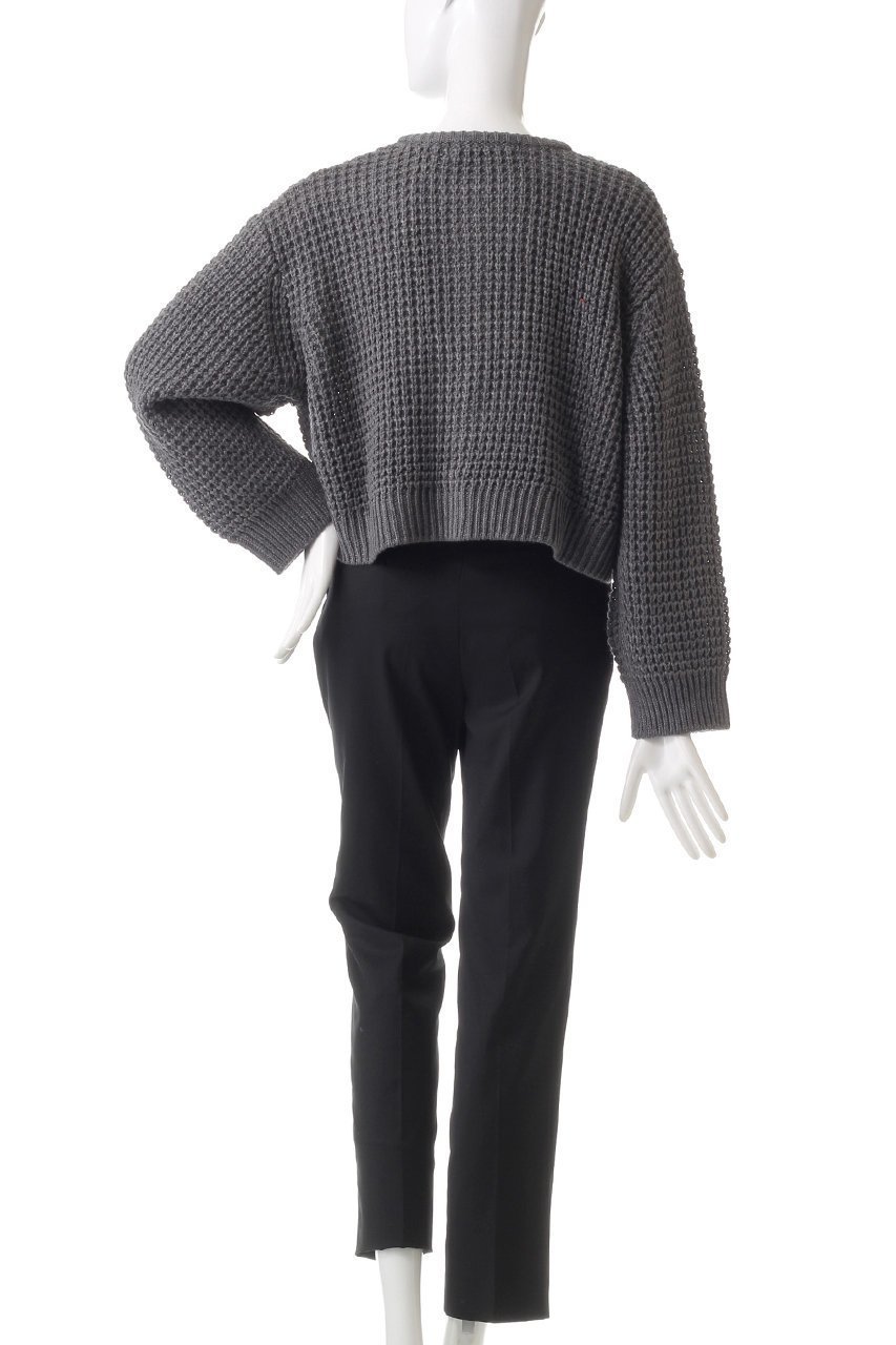 【ミズイロ インド/mizuiro ind】のwaffle knit C/D カーディガン 人気、トレンドファッション・服の通販 founy(ファニー) 　ファッション　Fashion　レディースファッション　Fashion for Women　トップス・カットソー　Cut & Sew Tops　ニット　Knit Tops & Sweaters　カーディガン・羽織り　Layered Style Cardigans　カーディガン　Cardigan, Knitwear　ショート　Short, Short Length　シンプル　Simple, Minimal　ワッフル　Waffle, Waffle Knit　other-4|ID: prp329100004608215 ipo3291000000032927085