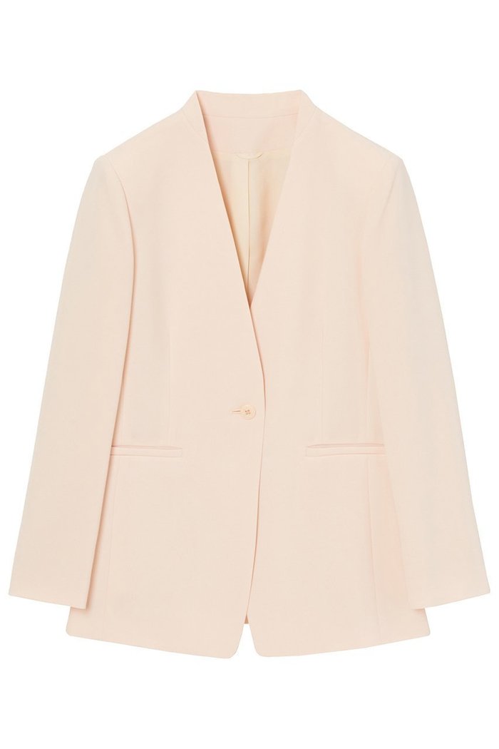 【アナイ/ANAYI】のストレッチクロスノーカラージャケット インテリア・キッズ・メンズ・レディースファッション・服の通販 founy(ファニー) https://founy.com/ ファッション Fashion レディースファッション Fashion for Women アウター Coat / Outerwear Collection レディースジャケット・軽アウター Jackets ノーカラージャケット / シンプル上品コーデ Collarless Jackets おすすめ Recommended / Our Picks ジャケット Jacket, Outerwear ストレッチ Stretch, Stretchy Fabric セットアップ Set-Up, Coordinated Outfit ダブル Double, Double-Breasted エレガント 上品 Elegant |ID: prp329100004608217 ipo3291000000032927042