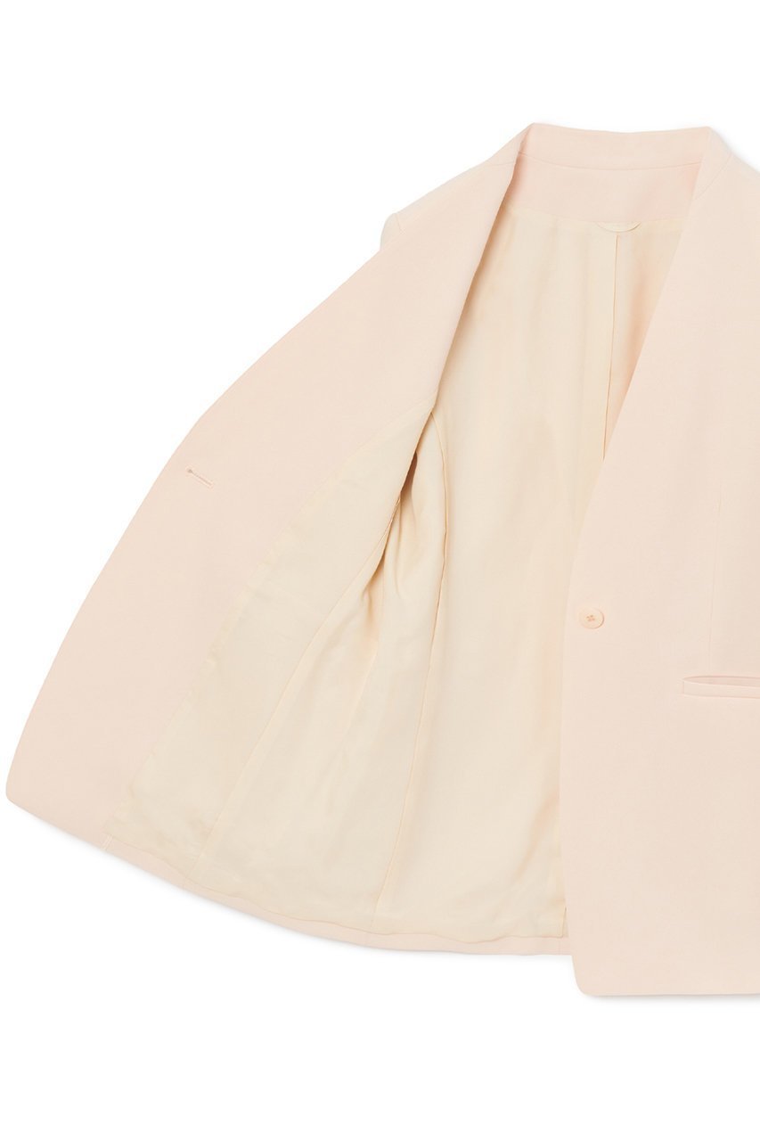 【アナイ/ANAYI】のストレッチクロスノーカラージャケット 人気、トレンドファッション・服の通販 founy(ファニー) 　ファッション　Fashion　レディースファッション　Fashion for Women　アウター　Coat / Outerwear Collection　レディースジャケット・軽アウター　Jackets　ノーカラージャケット / シンプル上品コーデ　Collarless Jackets　おすすめ　Recommended / Our Picks　ジャケット　Jacket, Outerwear　ストレッチ　Stretch, Stretchy Fabric　セットアップ　Set-Up, Coordinated Outfit　ダブル　Double, Double-Breasted　エレガント 上品　Elegant　other-5|ID: prp329100004608217 ipo3291000000032927086