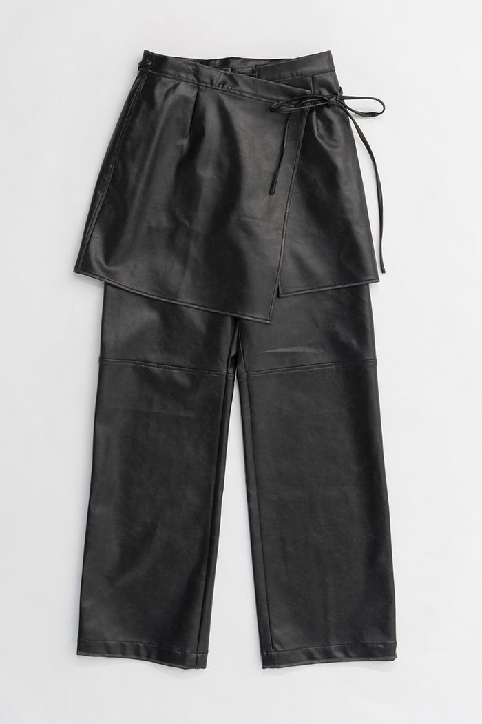 【プランク プロジェクト/PRANK PROJECT】のラップレイヤードパンツ/Wrap Layered Pants インテリア・キッズ・メンズ・レディースファッション・服の通販 founy(ファニー) https://founy.com/ ファッション Fashion レディースファッション Fashion for Women パンツ Pants & Trousers シンプル Simple, Minimal ビンテージ Vintage, Retro Style フィット Fit, Slim Fit ラップ Wrap, Wrap Design リアル Real, Realistic |ID: prp329100004608219 ipo3291000000032927117